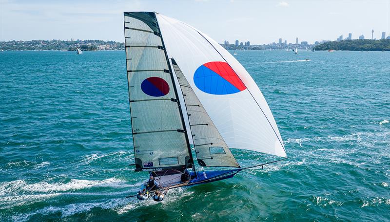 Yandoo wins 2023-24 NSW 18ft Skiff Championship photo copyright SailMedia taken at Australian 18 Footers League and featuring the 18ft Skiff class