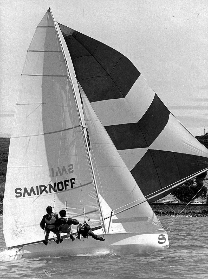 Don Lidgard's 1972 world champion, Smirnoff was Bruce Farr's first world championship-winning design in the 18s photo copyright Archive taken at Australian 18 Footers League and featuring the 18ft Skiff class