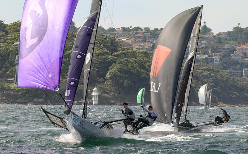 Big Foot leads Lazarus in Race 6 - 2024 JJ Giltinan Championship - photo © SailMedia