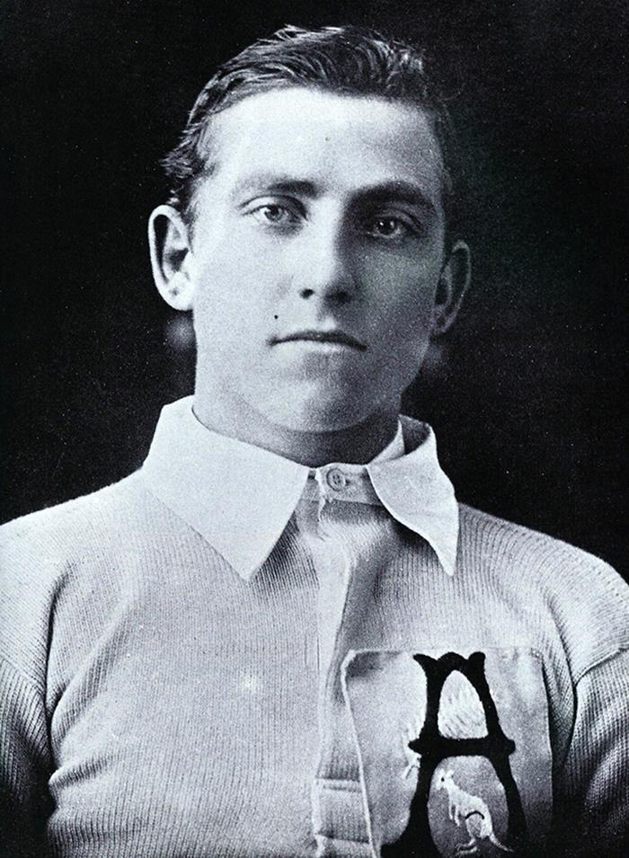 Chook Fraser, a member of the 1911-12 Kangaroos team photo copyright Archive taken at Australian 18 Footers League and featuring the 18ft Skiff class