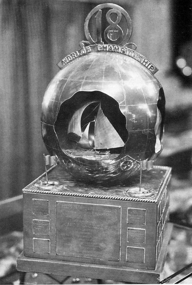 JJ Giltinan World 18 Footer Championship Trophy photo copyright Archive taken at Australian 18 Footers League and featuring the 18ft Skiff class
