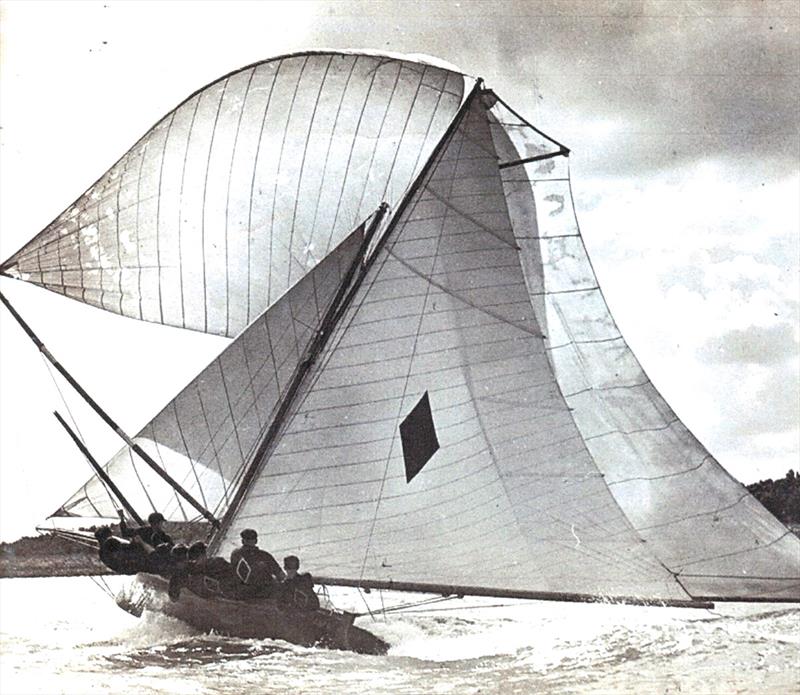 Aberdare, four times Australian champion photo copyright Archive taken at Australian 18 Footers League and featuring the 18ft Skiff class