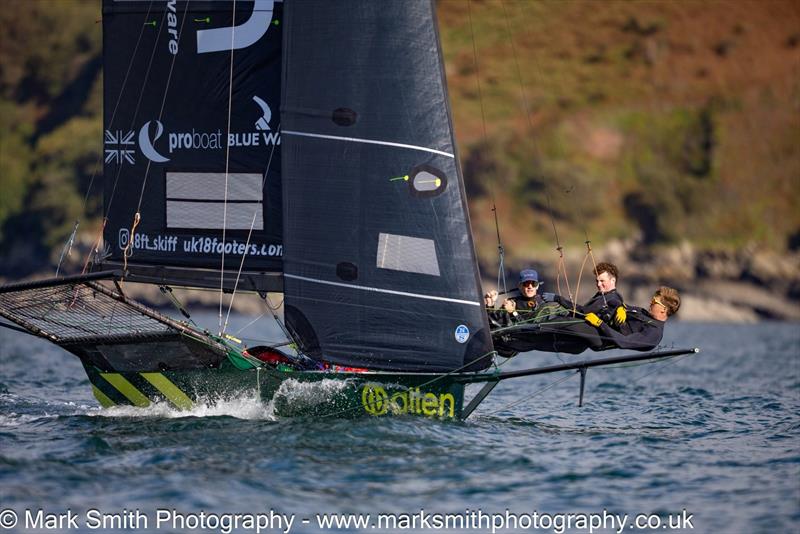 2025 European 18ft Skiff Circuit photo copyright Mark Smith Photography / www.marksmithphotography.co.uk taken at Royal Western Yacht Club, England and featuring the 18ft Skiff class
