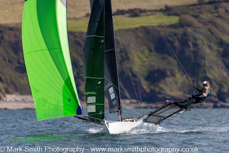 2025 European 18ft Skiff Circuit photo copyright Mark Smith Photography / www.marksmithphotography.co.uk taken at Royal Western Yacht Club, England and featuring the 18ft Skiff class