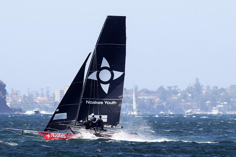 Noakes Youth during the 2022-23 season photo copyright Frank Quealey taken at Australian 18 Footers League and featuring the 18ft Skiff class