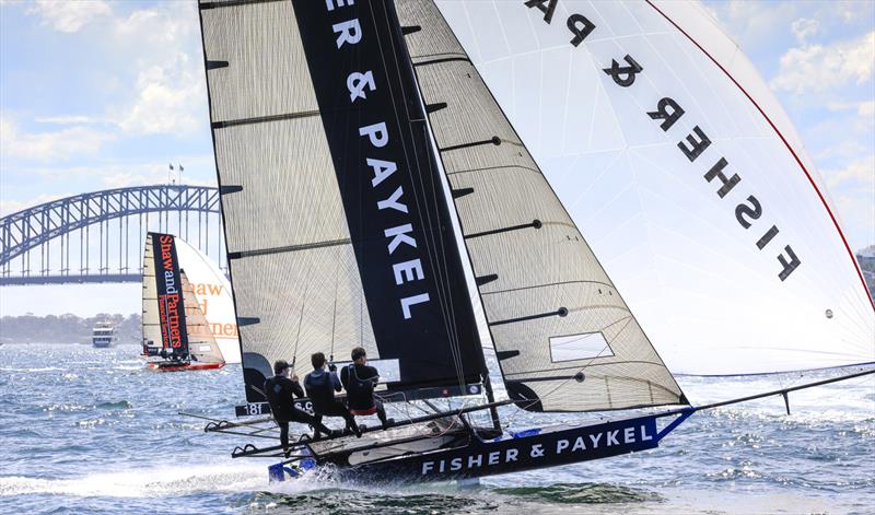 18ft Skiff Club Championship - Fisher and Paykel has had two very good results in the championship photo copyright SailMedia taken at Australian 18 Footers League and featuring the 18ft Skiff class