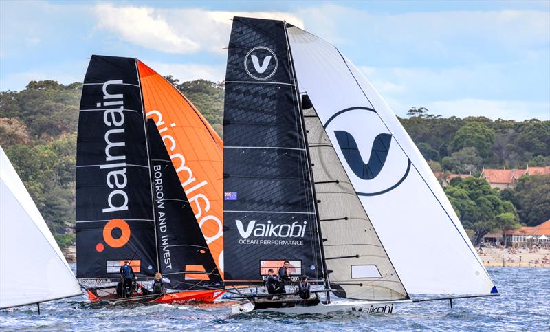 18ft Skiff Club Championship Race 6 photo copyright SailMedia taken at Australian 18 Footers League and featuring the 18ft Skiff class