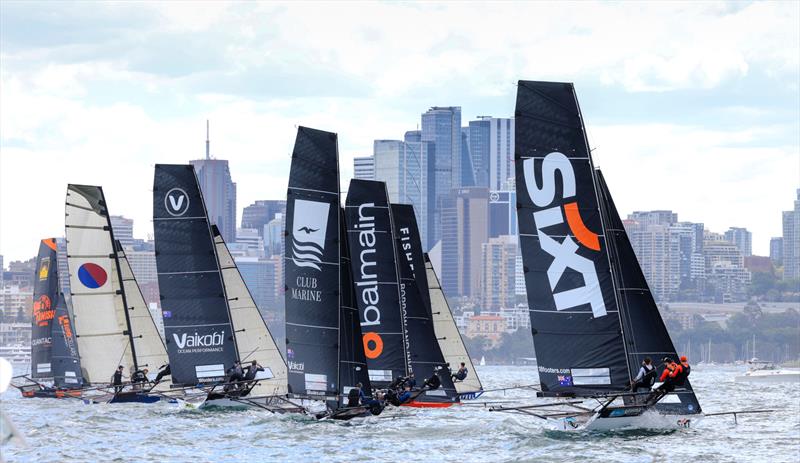 18ft Skiff Club Championship Race 6 photo copyright SailMedia taken at Australian 18 Footers League and featuring the 18ft Skiff class