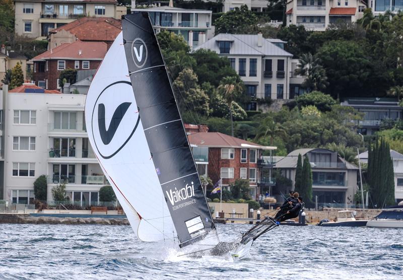 18ft Skiff Club Championship Race 6 photo copyright SailMedia taken at Australian 18 Footers League and featuring the 18ft Skiff class