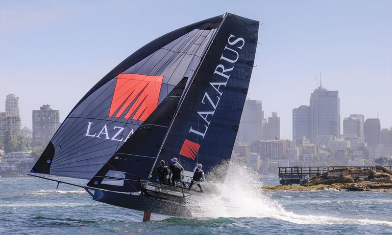 Lazarus Capital Partners photo copyright SailMedia taken at Australian 18 Footers League and featuring the 18ft Skiff class