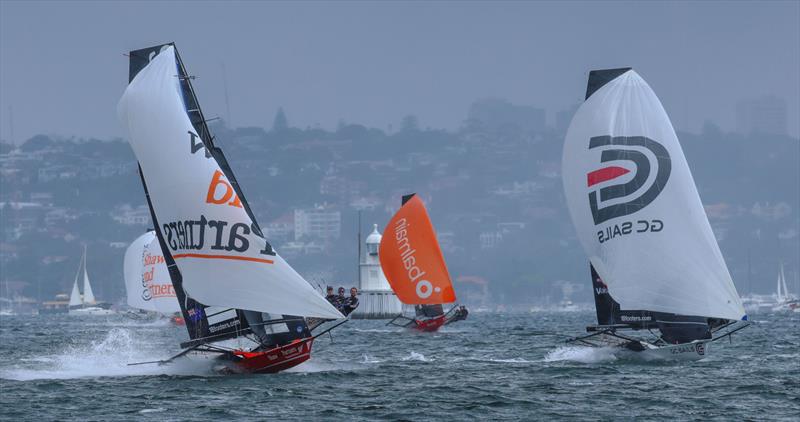 JJ Giltinan 18ft Skiff World Championship 2026 Race 2 - Battling the Southerly - photo © SailMedia