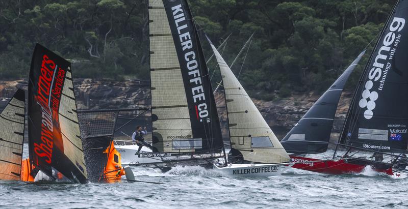 JJ Giltinan 18ft Skiff World Championship 2026 Race 2 - Drama at Obelisk - photo © SailMedia