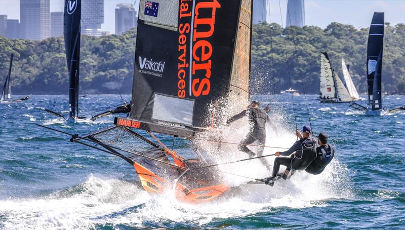 JJ Giltinan 18ft Skiff World Championship 2026 Race 4 & 5 - Action for the Race 4 winner - photo © SailMedia