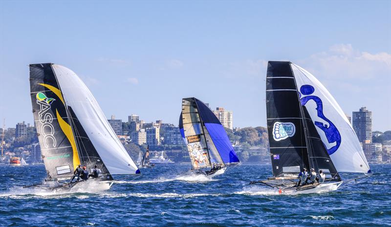 JJ Giltinan 18ft Skiff World Championship 2026 Race 4 & 5 - Spinnaker run in Race 4 - photo © SailMedia