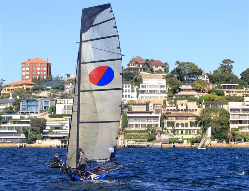 JJ Giltinan 18ft Skiff World Championship 2026 Race 9 - JJ Giltinan champion Yandoo flys the blue ribbon - photo © SailMedia