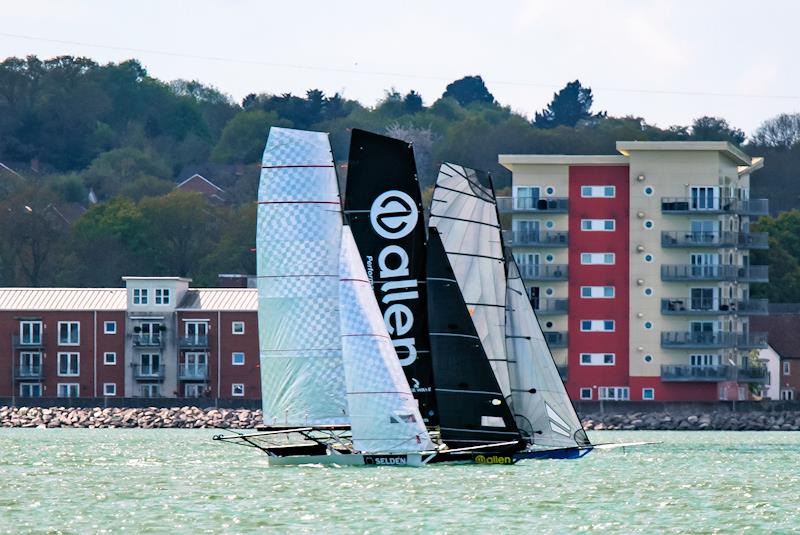 UK 18ft Skiff invitational at Weston - photo © Tom Helme