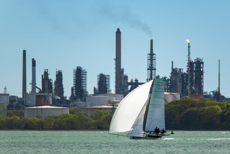 UK 18ft Skiff invitational at Weston - photo © Tom Helme