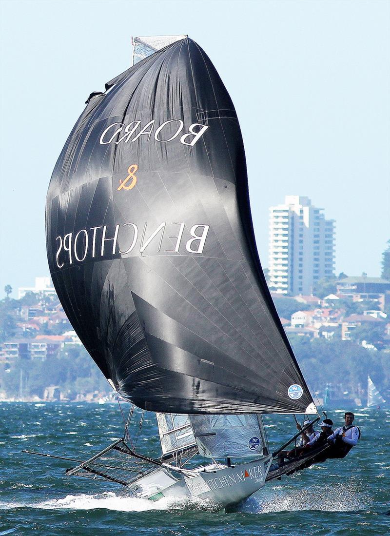 The Kitchen Maker downwind in a North east breeze at the 2015 JJs - photo © Frank Quealey
