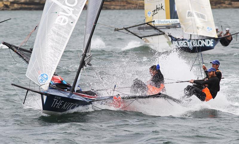 The Kitchen Maker rounding the Shark Island mark in a south wind - photo © Frank Quealey