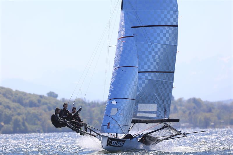 Christian Fries 18ft Skiff Grand Prix at Lake Ammersee, Germany photo copyright Diessner-Segel-Club / Jagoo Pravesh taken at Diessner-Segel-Club and featuring the 18ft Skiff class