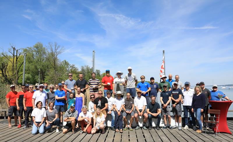Christian Fries 18ft Skiff Grand Prix at Lake Ammersee, Germany photo copyright Diessner-Segel-Club / Jagoo Pravesh taken at Diessner-Segel-Club and featuring the 18ft Skiff class