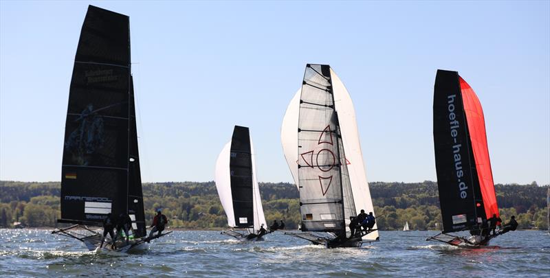 Christian Fries 18ft Skiff Grand Prix at Lake Ammersee, Germany photo copyright Diessner-Segel-Club / Jagoo Pravesh taken at Diessner-Segel-Club and featuring the 18ft Skiff class
