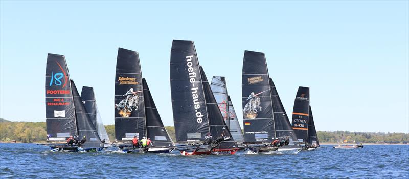 Christian Fries 18ft Skiff Grand Prix at Lake Ammersee, Germany photo copyright Diessner-Segel-Club / Jagoo Pravesh taken at Diessner-Segel-Club and featuring the 18ft Skiff class