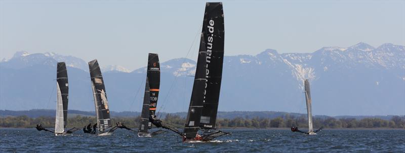 Christian Fries 18ft Skiff Grand Prix at Lake Ammersee, Germany photo copyright Diessner-Segel-Club / Jagoo Pravesh taken at Diessner-Segel-Club and featuring the 18ft Skiff class