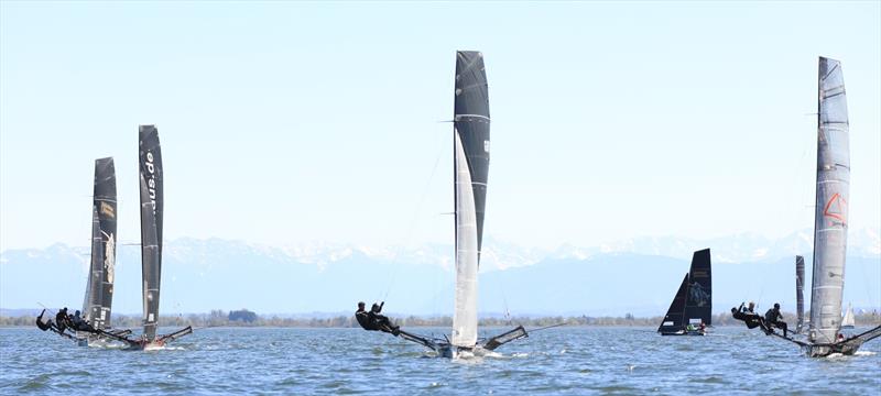 Christian Fries 18ft Skiff Grand Prix at Lake Ammersee, Germany photo copyright Diessner-Segel-Club / Jagoo Pravesh taken at Diessner-Segel-Club and featuring the 18ft Skiff class
