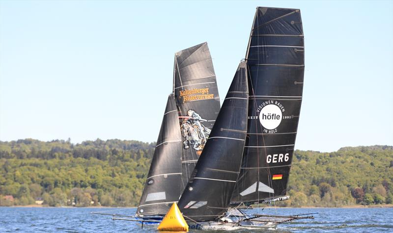 Christian Fries 18ft Skiff Grand Prix at Lake Ammersee, Germany photo copyright Diessner-Segel-Club / Jagoo Pravesh taken at Diessner-Segel-Club and featuring the 18ft Skiff class