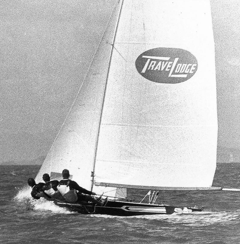 Travelodge New Zealand in smooth action to windward in 1974 - photo © Archive
