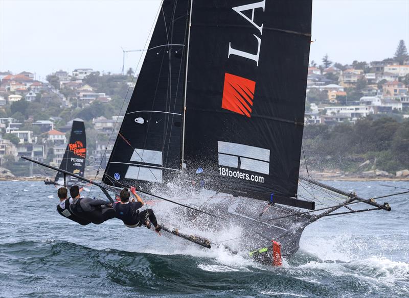 Lazarus crew pushes hard to windward - photo © SailMedia