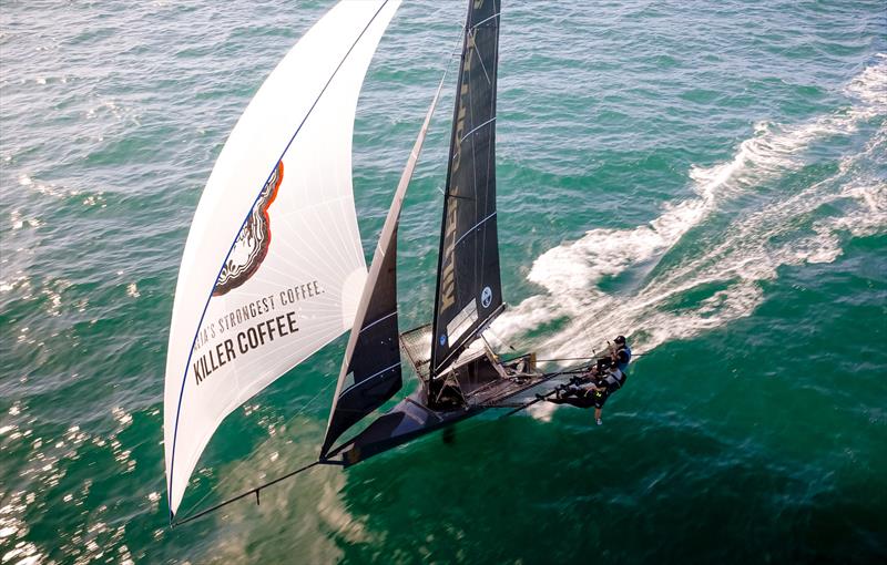 Killer Coffee showed her pace downwind on Sunday - photo © SailMedia