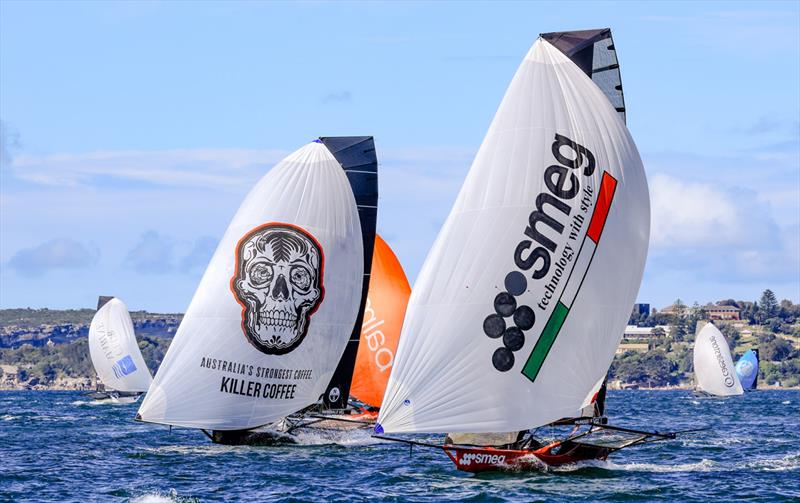 Smeg and Killer Coffee Co - 18ft Skiff Club Championship Race 1 and SIXT Spring Championship Race 2 - photo © SailMedia