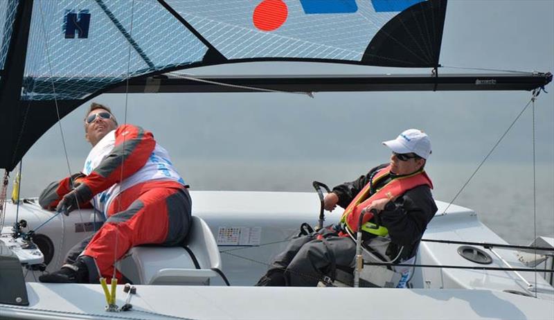 Garda Vela Trentino EUROSAF Champion Sailing Cup day 2 photo copyright Roberto Vuilleumier taken at Fraglia Vela Malcesine and featuring the SKUD 18 class