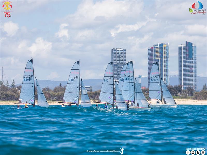 Skud Fleet - SYC Para Sailing Academy at the 2021 Bartercard Sail Paradise Regatta photo copyright Nic Douglass / www.AdventuresofaSailorGirl.com taken at  and featuring the SKUD 18 class