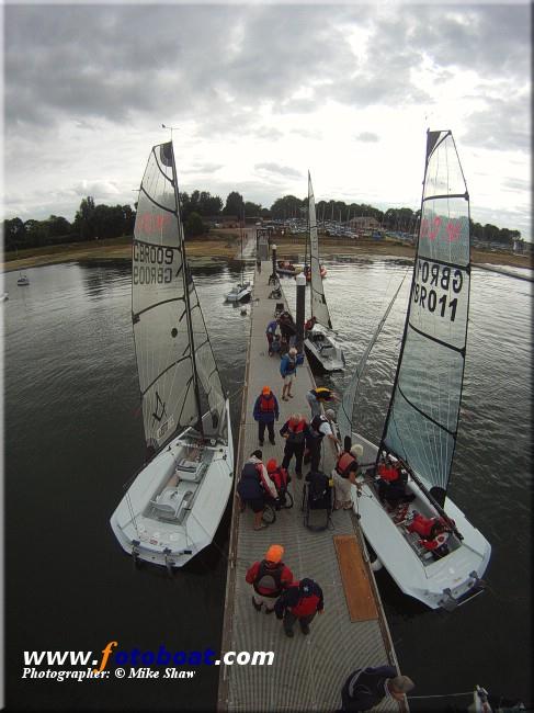 RYA Sailability Multiclass Regatta at Rutland photo copyright Mike Shaw / www.fotoboat.com taken at Rutland Sailing Club and featuring the SKUD 18 class