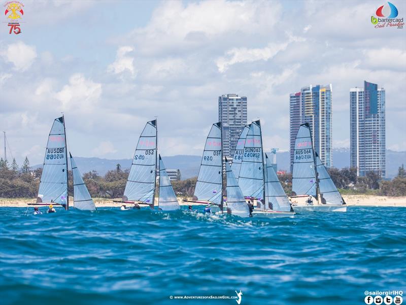 Skud Fleet - SYC Para Sailing Academy - Bartercard Sail Paradise Regatta photo copyright Nic Douglass / www.AdventuresofaSailorGirl.com taken at  and featuring the SKUD 18 class