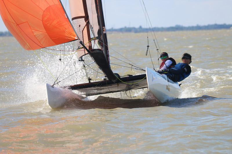 Learning & Skills Solutions Pyefleet Week 2018 - Day 2 photo copyright William Stacey taken at Brightlingsea Sailing Club and featuring the SL16 class