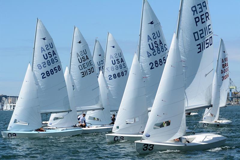 Snipe Western Hemisphere and Orient Championship in San Diego day 1 photo copyright Bob Betancourt taken at San Diego Yacht Club and featuring the Snipe class