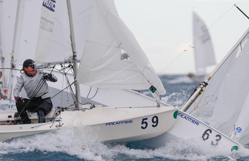 Collison on day 3 of the Snipe Worlds in Talamone, Italy photo copyright Matias Capizzano taken at Circolo della Vela Talamone and featuring the Snipe class