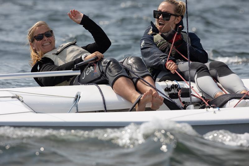 North Sails Snipe North American Championship day 3 photo copyright Matias Capizzano taken at Jubilee Yacht Club and featuring the Snipe class