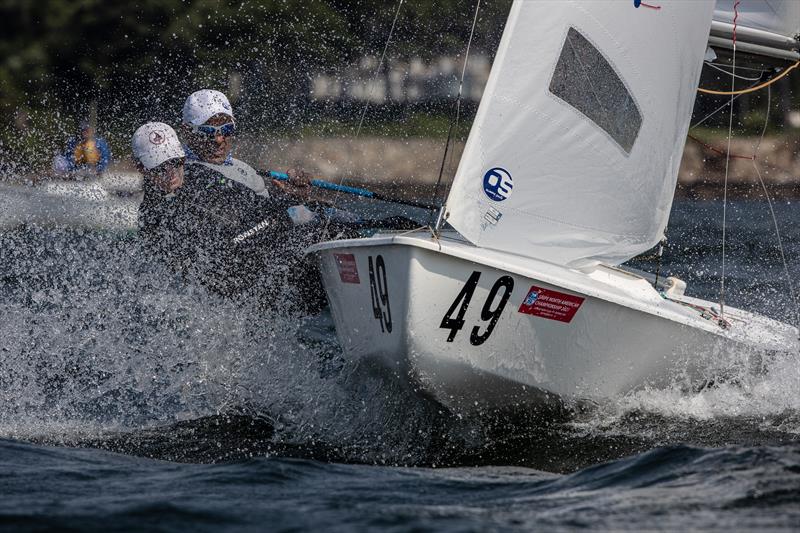 North Sails Snipe North American Championship day 3 photo copyright Matias Capizzano taken at Jubilee Yacht Club and featuring the Snipe class