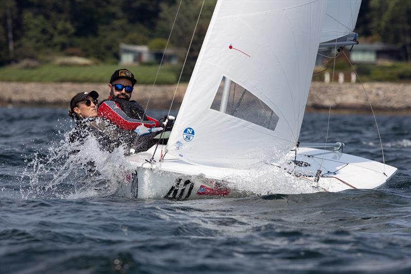 North Sails Snipe North American Championship day 3 photo copyright Matias Capizzano taken at Jubilee Yacht Club and featuring the Snipe class