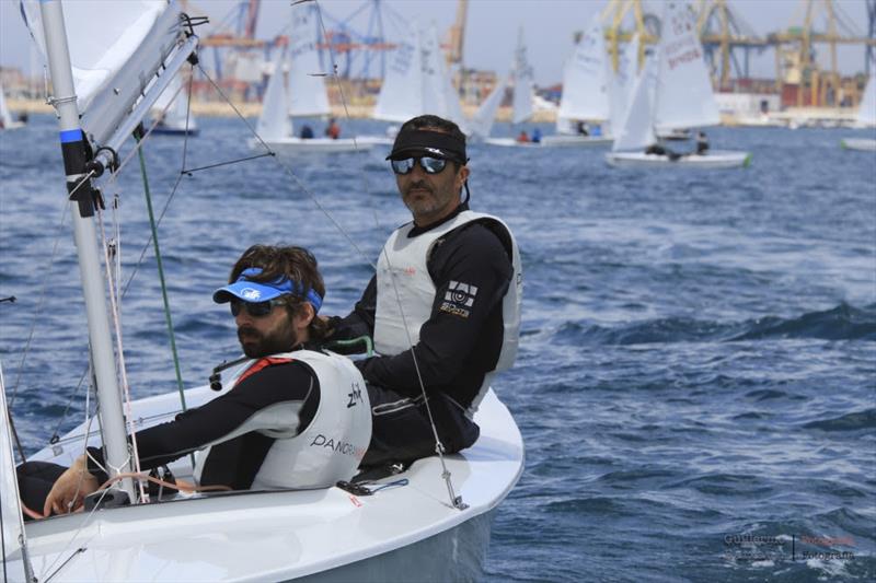 European Snipe Master Championship day 1 photo copyright Guillermo Baixauli / www.gbaixauli.com taken at Real Club Nautico Valencia and featuring the Snipe class