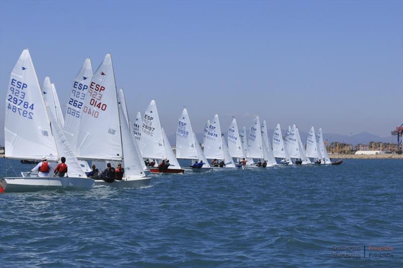 European Snipe Master Championship day 1 photo copyright Guillermo Baixauli / www.gbaixauli.com taken at Real Club Nautico Valencia and featuring the Snipe class