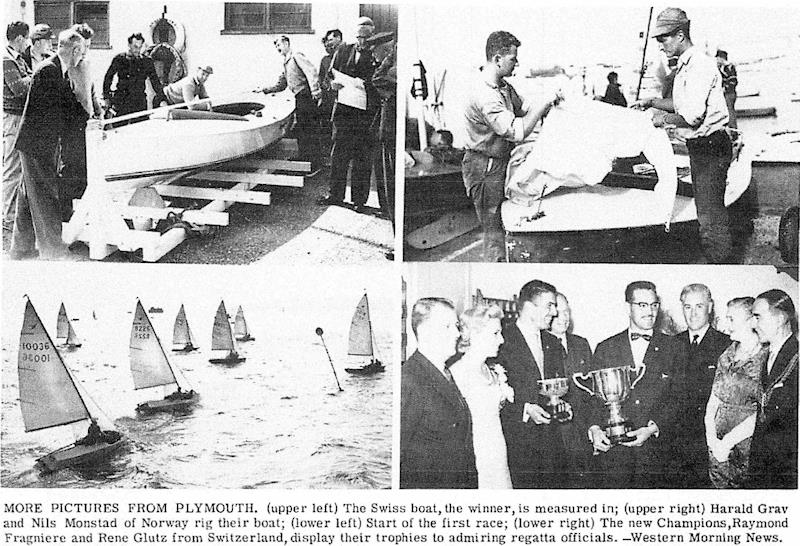 Newspaper report from the 1958 Snipe European Championship at Plymouth, England - photo © Western Morning News