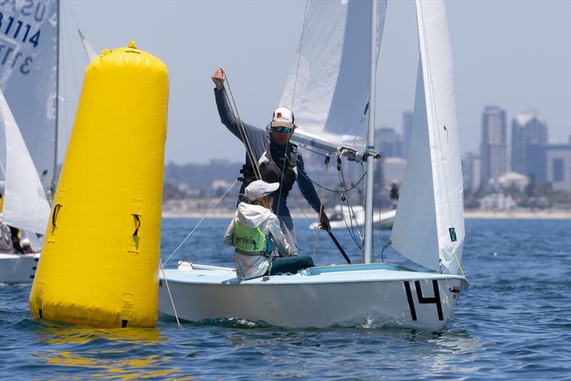 Snipe US National Championship at San Diego Yacht Club day 1 photo copyright Matias Capizzano taken at San Diego Yacht Club and featuring the Snipe class