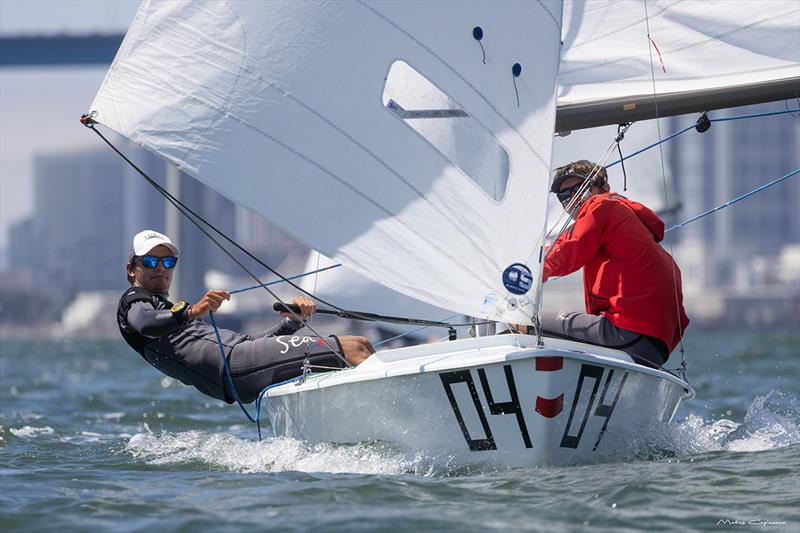 Snipe US National Championship - Day 2 photo copyright Matias Capizzano taken at San Diego Yacht Club and featuring the Snipe class