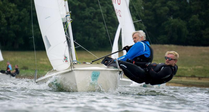 Peter and Lloyd win the Bough Beech Snipe Open photo copyright Amy Barrett taken at Bough Beech Sailing Club and featuring the Snipe class
